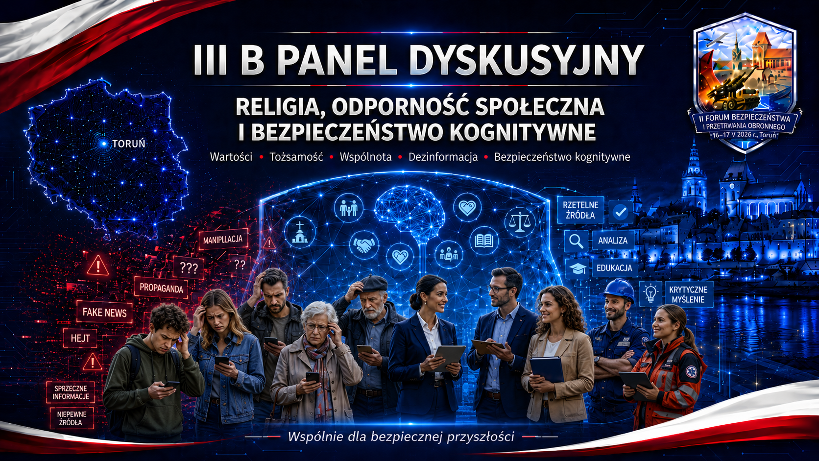Panel Dyskusyjny „Religia, odporność społeczna i bezpieczeństwo kognitywne”