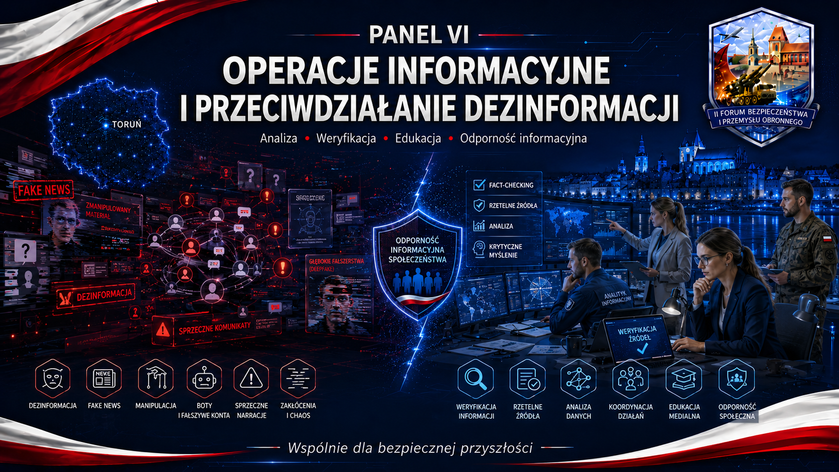 Panel zamykający Forum –  operacje informacyjne i przeciwdziałanie dezinformacji