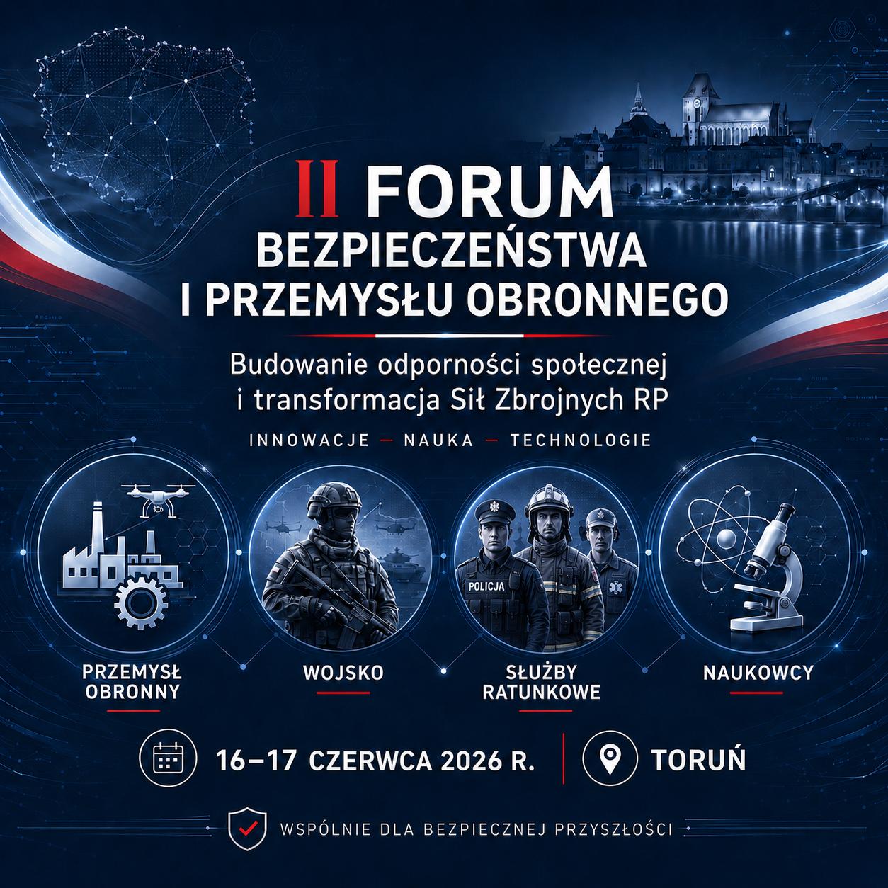 Podziękowania za współtworzenie II Forum Bezpieczeństwa i Przemysłu Obronnego